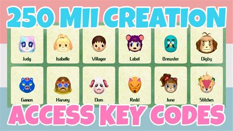 miitopia access key animal crossing.